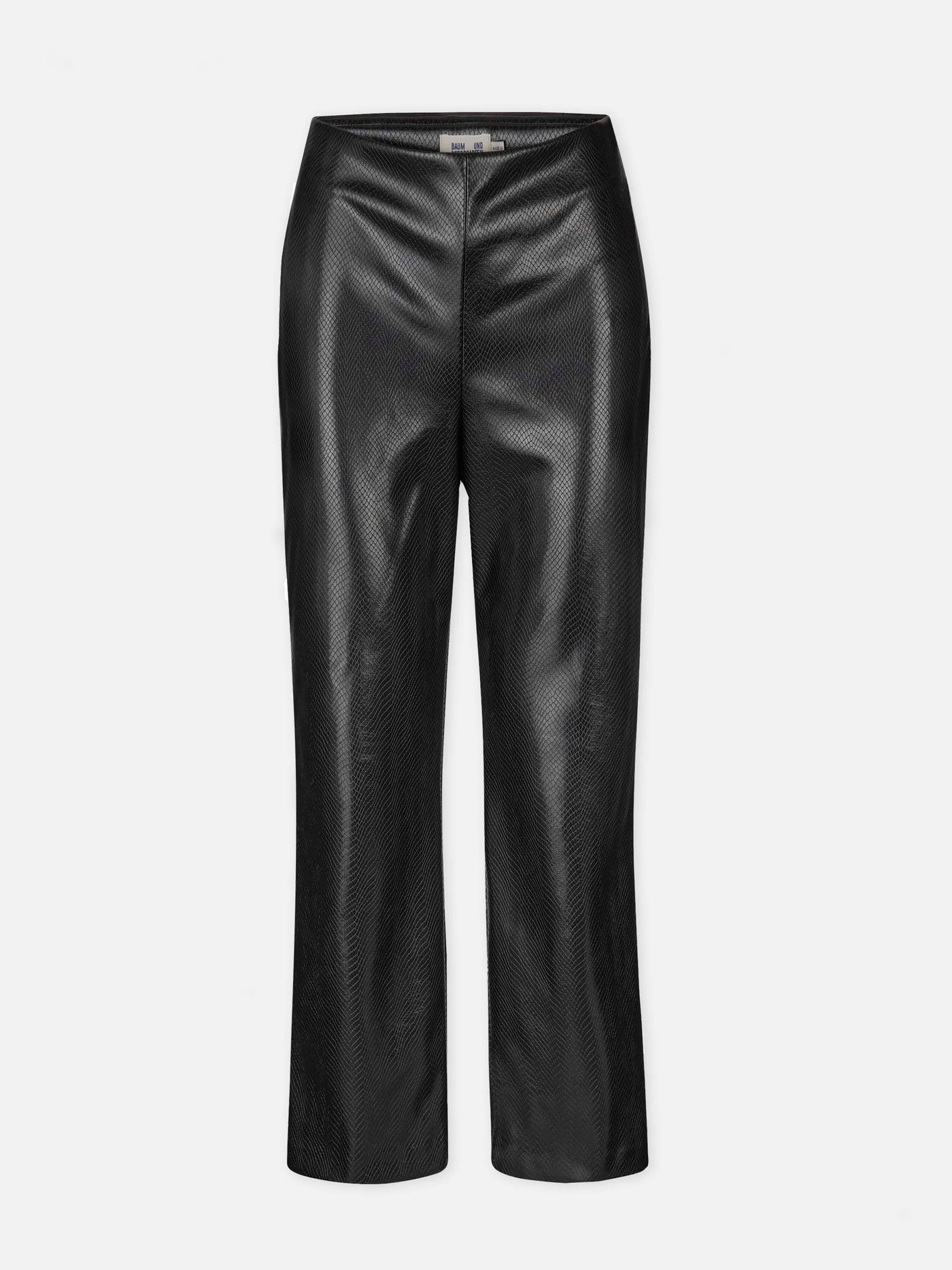 Norma faux leather pants, black