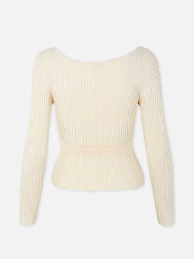 Cambria sweater, white