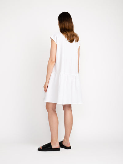 Paperbag mekko, valkoinen