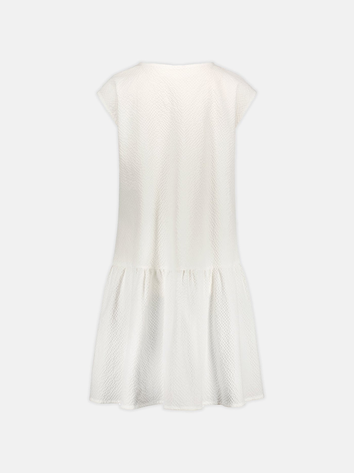 Paperbag dress, white