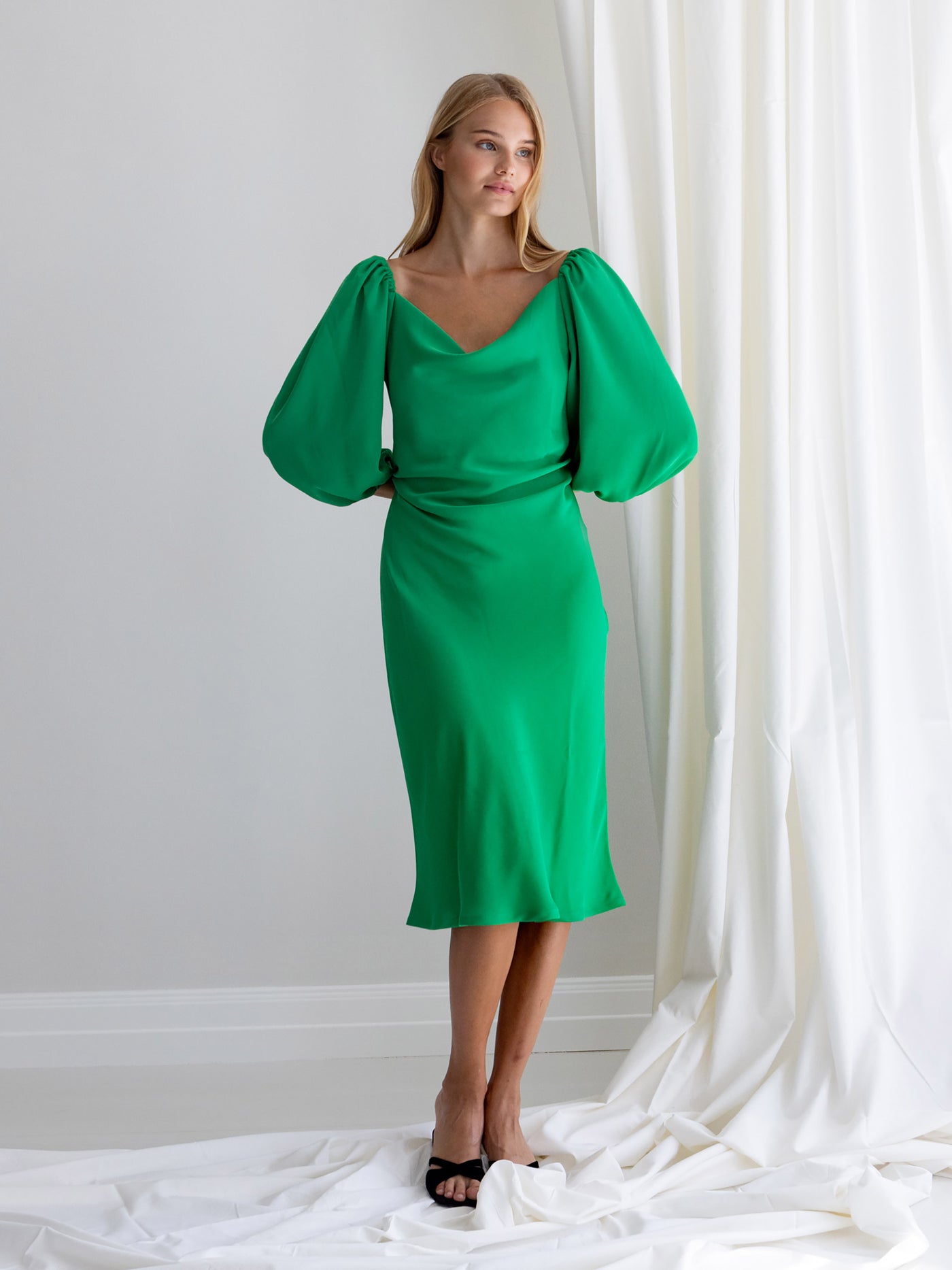 Wanda dress, green