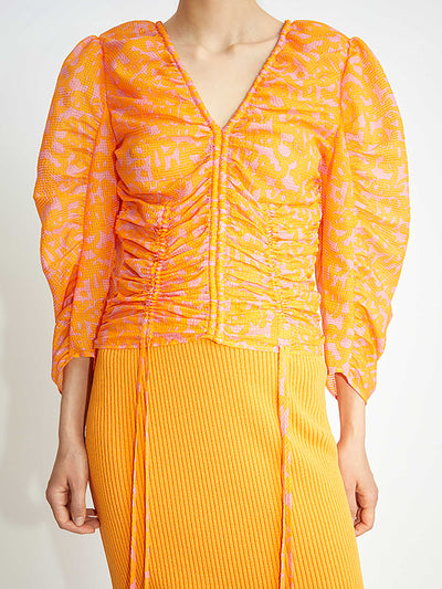 Venus blouse, orange