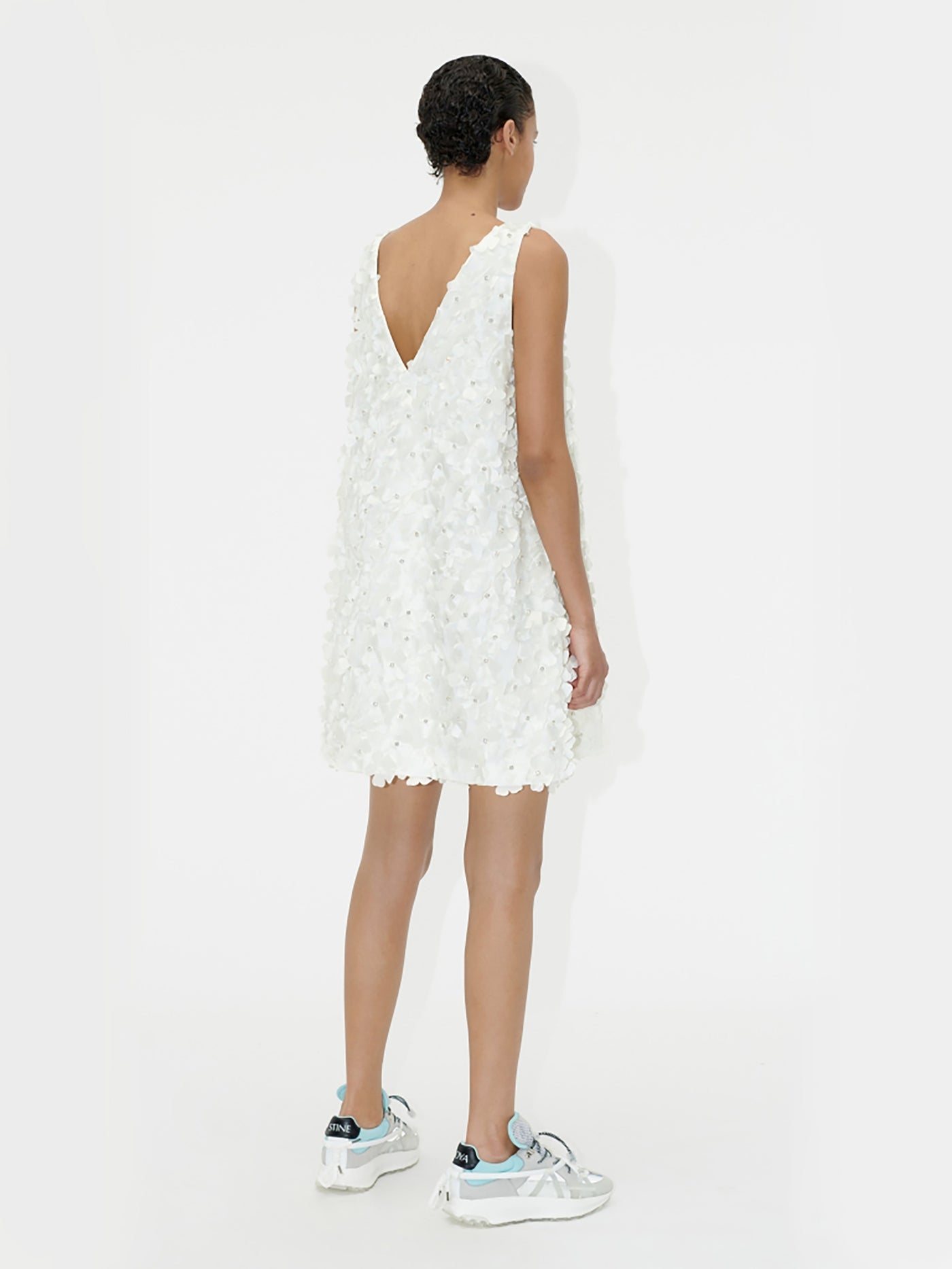 Elena dress, white