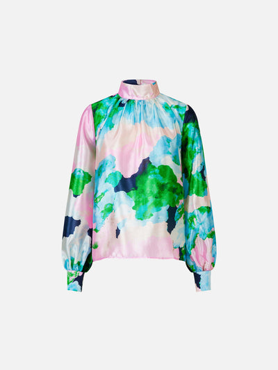 Eddy blouse, clouds