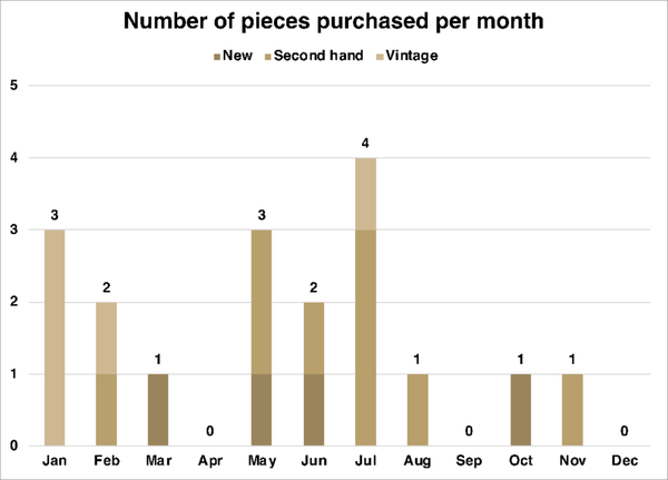 Eveliina Lehtisalo: My consumption figures spread by months in 2023